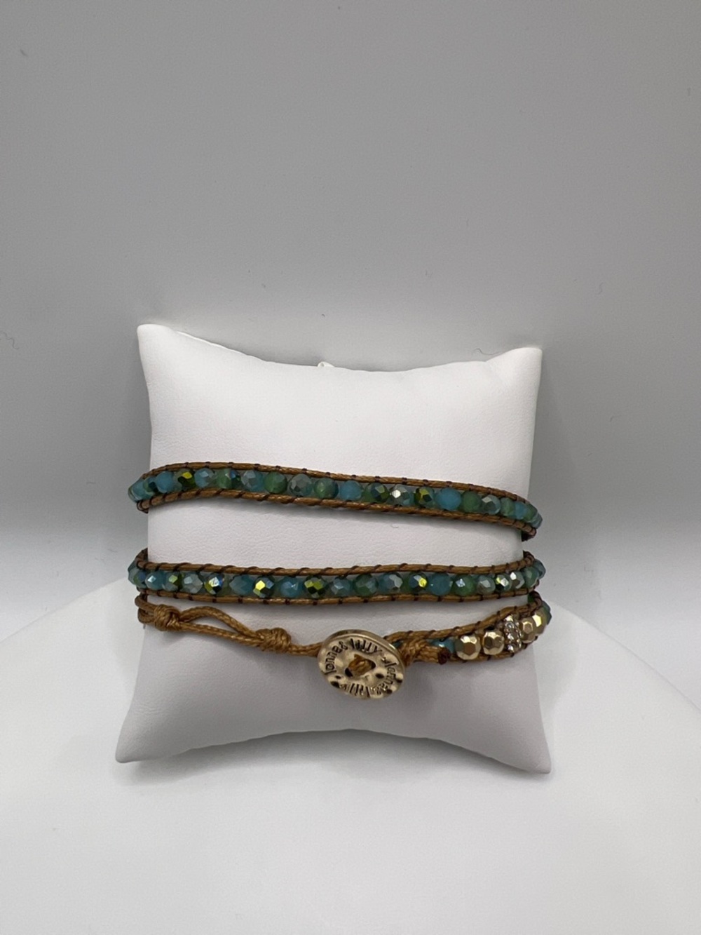lonna and lilly Glass Bead Wrap-Style Bracelet - Picture 3 of 5